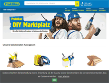 Tablet Screenshot of praktiker.com